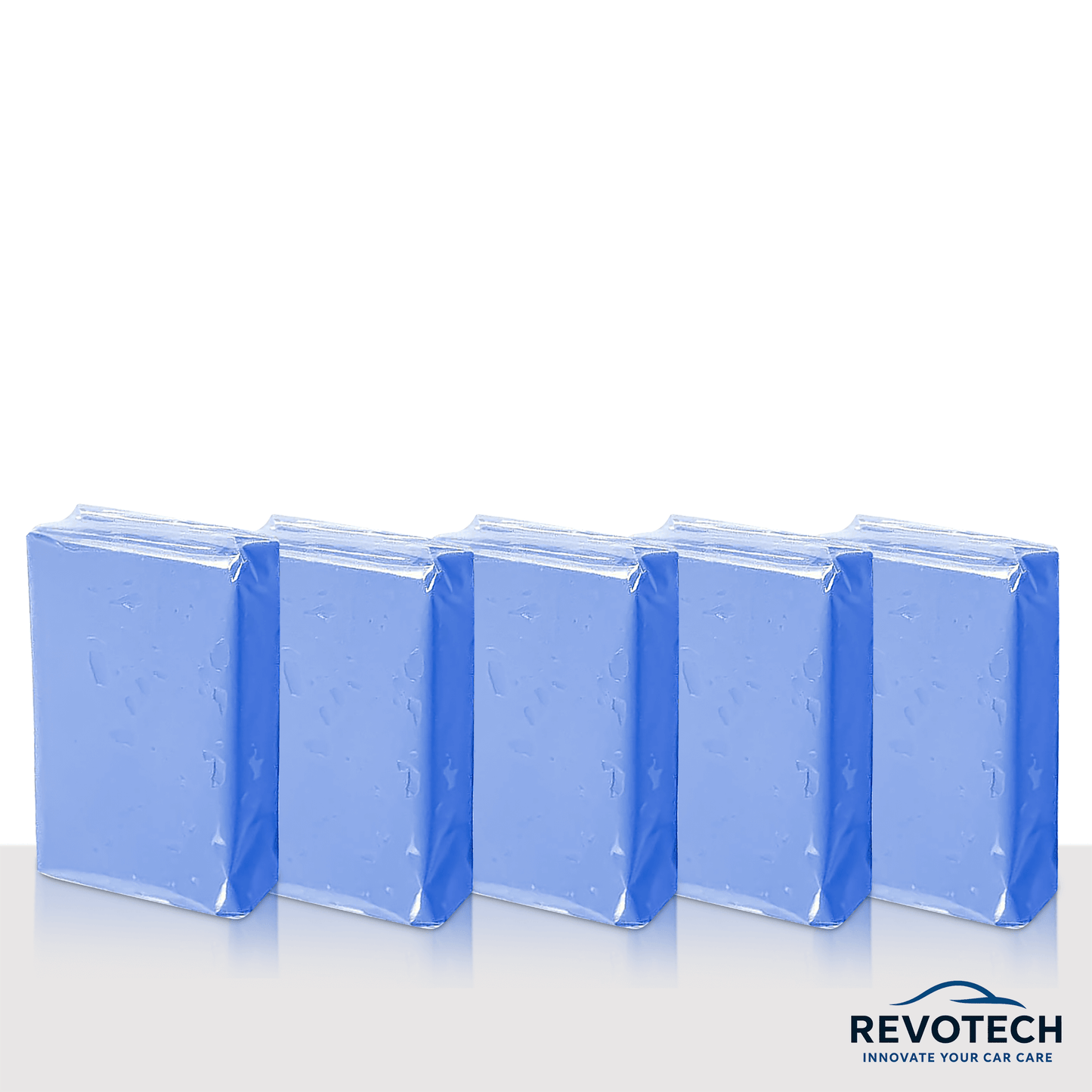 RevoClay Reinigungsknete, fünf Blöcke – professionelle Lackreinigung und Autopflege