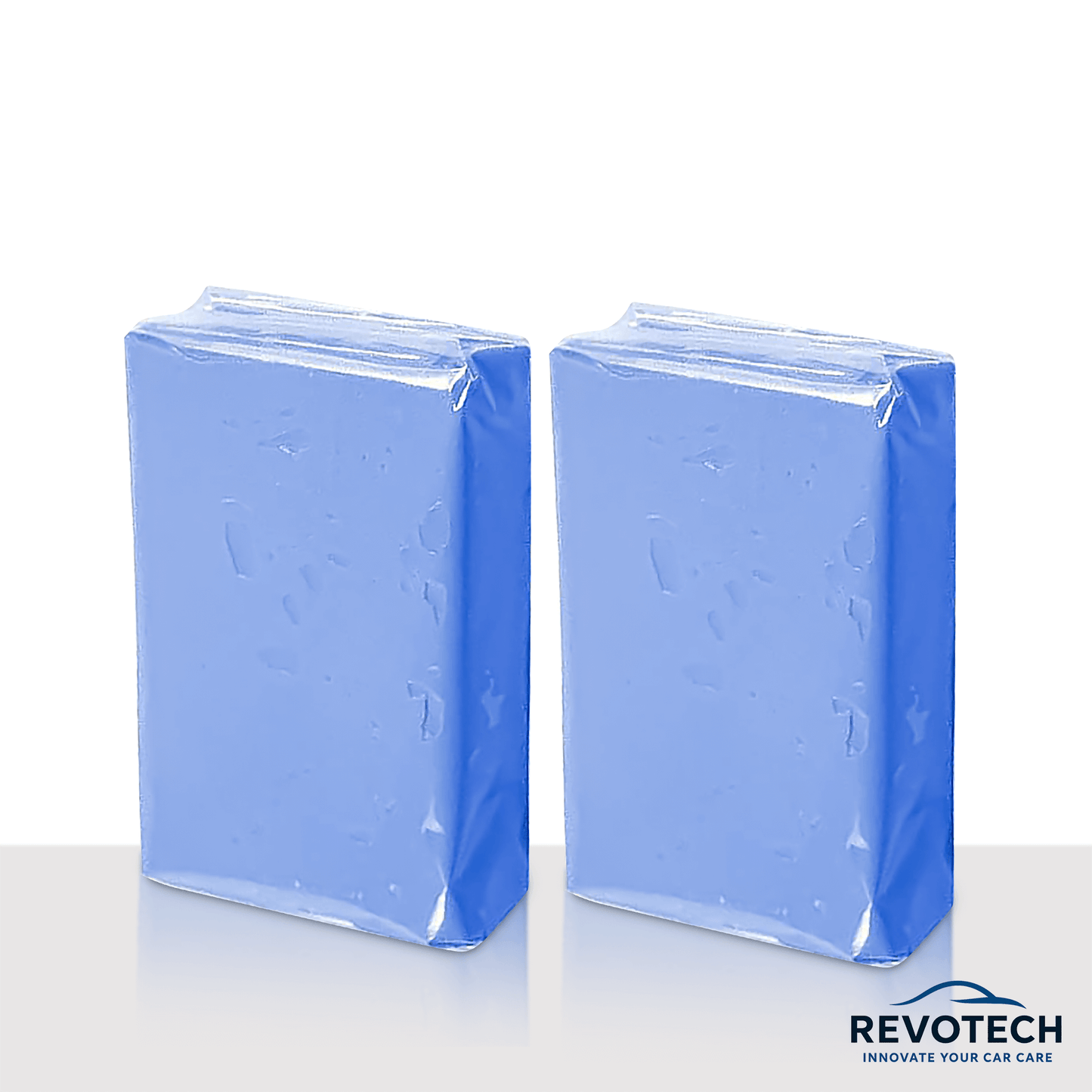 RevoClay Reinigungsknete, zwei Blöcke – materialschonende Lackreinigung für Fahrzeuge